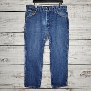 Wrangler Men's Flame Resistant Relaxed Fit Jeans | 38 X 30